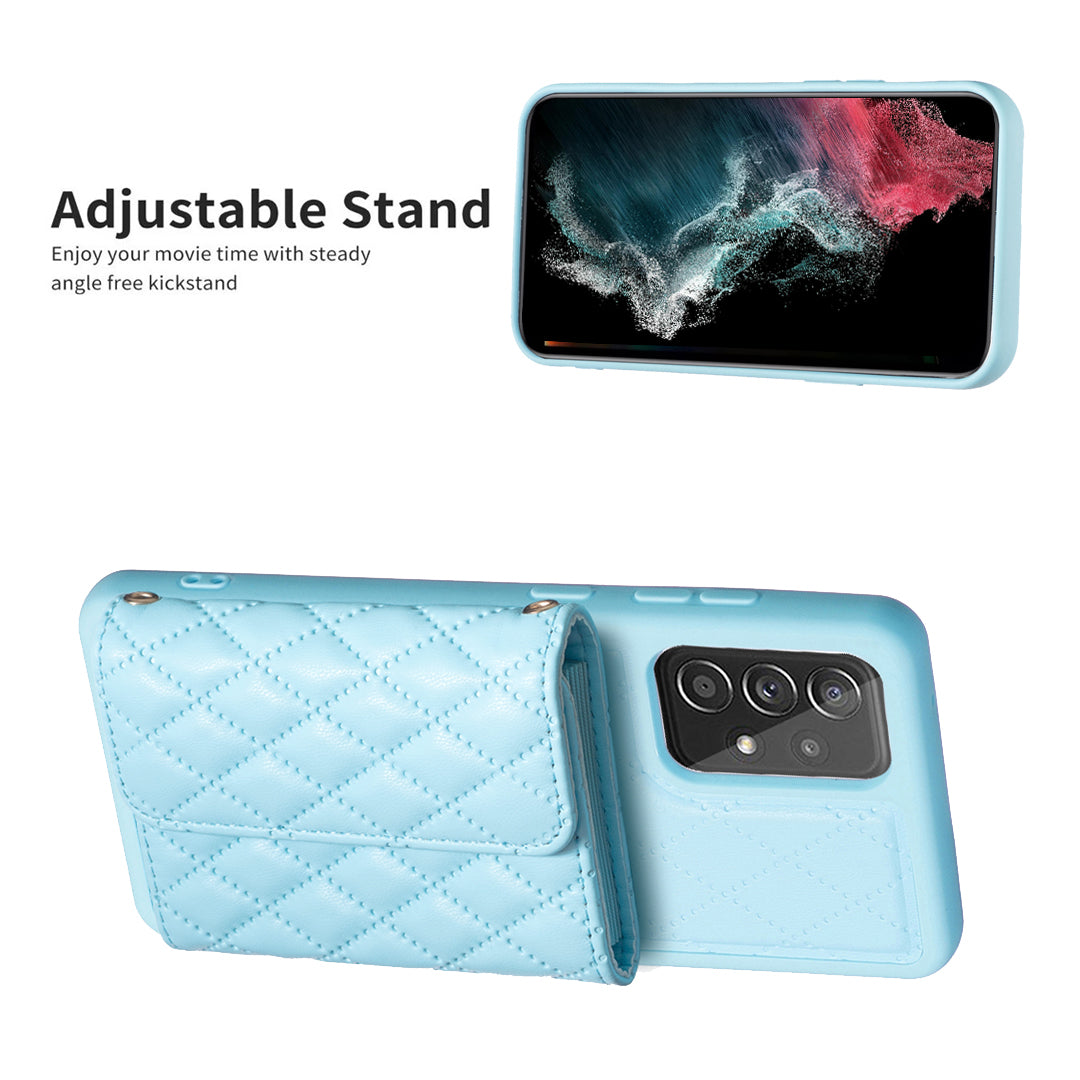 BF23-Style For Samsung Galaxy A52s 5G / A52 5G / 4G Phone Case Horizontal Card Holder Kickstand PU Leather TPU Cover BF23-Style For Samsung Galaxy A52s 5G / A52 5G / 4G Phone Case Horizontal Card Holder Kickstand PU Leather TPU Cover